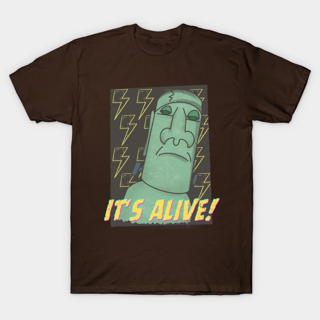 Franken-Tiki Lives! T-Shirt by Skipper Kevin